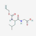 2-[[4-methyl-2-(prop-2-enoxycarbonylamino)pentanoyl]amino]acetic Acid