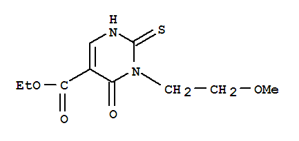 ethyl 3-(2-methoxyethyl)-4-oxo-2-thioxo-1,2,3,4-tetrahydropyrimidine-5-carboxylate