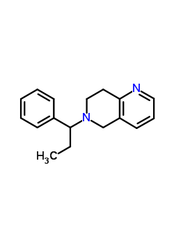 6-(1-phenylpropyl)-5,6,7,8-tetrahydro-1,6-naphthyridine