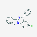 Isoindolo(2,1-a)quinazoline, 3-chloro-5,11-dihydro-5-phenyl-