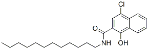 4-chloro-N-dodecyl-1-hydroxynaphthalene-2-carboxamide