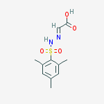(2e)-2-[(2,4,6-trimethylphenyl)sulfonylhydrazinylidene]acetic Acid