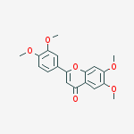 2-(3,4-dimethoxyphenyl)-6,7-dimethoxychromen-4-one
