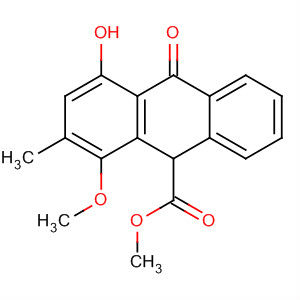 9-Anthracenecarboxylic acid,9,10-dihydro-4-hydroxy-1-methoxy-2-methyl-10-oxo-, methyl ester