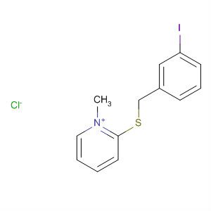 Pyridinium, 2-[[(3-iodophenyl)methyl]thio]-1-methyl-, chloride