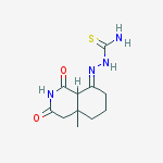(2E)-2-(4a-methyl-1,3-dioxooctahydroisoquinolin-8(2H)-ylidene)hydrazinecarbothioamide