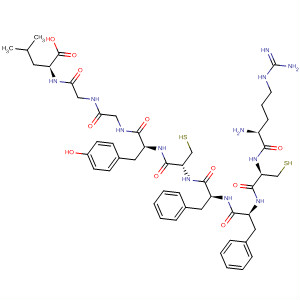 L-Leucine,L-arginyl-L-cysteinyl-L-phenylalanyl-L-phenylalanyl-L-cysteinyl-L-tyrosylglycylglycyl-