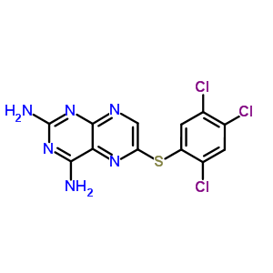 6-[(2,4,5-trichlorophenyl)sulfanyl]pteridine-2,4-diamine