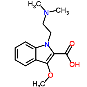 1-[2-(dimethylamino)ethyl]-3-methoxy-1H-indole-2-carboxylic acid