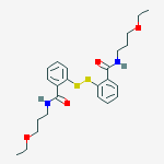 2,2'-disulfanediylbis[N-(3-ethoxypropyl)benzamide]