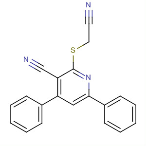 3-Pyridinecarbonitrile, 2-[(cyanomethyl)thio]-4,6-diphenyl-
