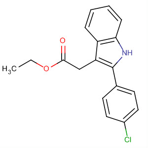 1H-Indole-3-acetic acid, 2-(4-chlorophenyl)-, ethyl ester