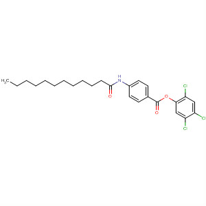 Benzoic acid, 4-[(1-oxododecyl)amino]-, 2,4,5-trichlorophenyl ester