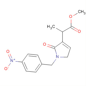 1H-Pyrrole-3-propanoic acid,2,5-dihydro-1-[(4-nitrophenyl)methyl]-2-oxo-, methyl ester