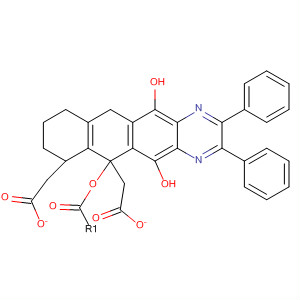 Naphtho[2,3-g]quinoxaline-5,12-diol,6,7,8,9,10,11-hexahydro-2,3-diphenyl-, diacetate (ester)