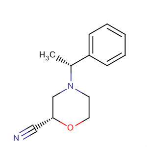 2-Morpholinecarbonitrile, 4-[(1R)-1-phenylethyl]-, (2S)-