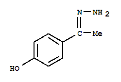 Ethanone,  1-(4-hydroxyphenyl)-,  hydrazone