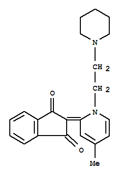 2-{4-methyl-1-[2-(piperidin-1-yl)ethyl]pyridin-2(1H)-ylidene}-1H-indene-1,3(2H)-dione