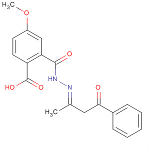 Benzoic acid, 4-methoxy-,(2E)-(1-methyl-3-oxo-3-phenylpropylidene)hydrazide