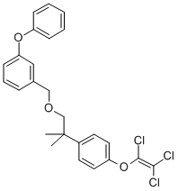 1-((2-(4-((Trichloroethenyl)oxy)phenyl)-2-methylpropoxy)methyl)-3-phen oxybenzene