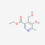 3-PYRIDINECARBOXYLIC ACID 5-HYDROXY-4-(HYDROXYMETHYL)-6-METHYL-,ETHYL ESTER