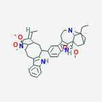 Ibogamine-18-carboxylic acid, 12-((3alpha)-17-methoxy-17-oxovobasan-3- yl)-, methyl ester