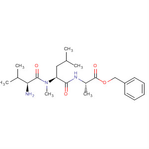 L-Alanine, N-(N-methyl-N-L-valyl-L-leucyl)-, phenylmethyl ester