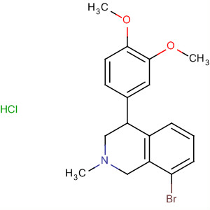 Isoquinoline,8-bromo-4-(3,4-dimethoxyphenyl)-1,2,3,4-tetrahydro-2-methyl-,hydrochloride