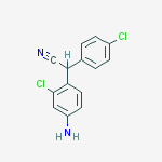 (4-amino-2-chlorophenyl)(4-chlorophenyl)acetonitrile