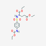 Diethyl (2s)-2-[[4-(ethoxycarbonylamino)phenyl]sulfonylamino]pentanedioate