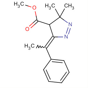 3H-Pyrazole-4-carboxylic acid,4,5-dihydro-3,3-dimethyl-5-(1-phenylethylidene)-, methyl ester, (5Z)-