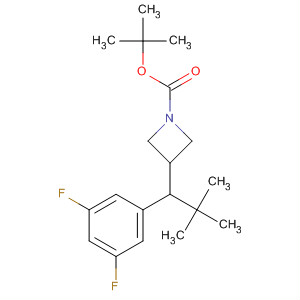 1-Azetidinecarboxylic acid,3-[1-(3,5-difluorophenyl)-2,2-dimethylpropyl]-, 1,1-dimethylethyl ester