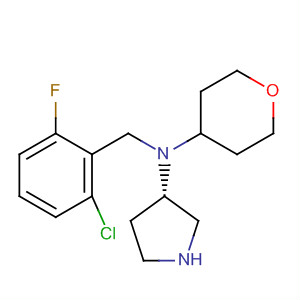 3-Pyrrolidinamine,N-[(2-chloro-6-fluorophenyl)methyl]-N-(tetrahydro-2H-pyran-4-yl)-, (3S)-