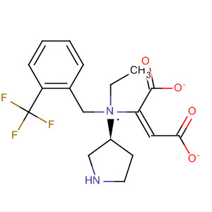 3-Pyrrolidinamine, N-ethyl-N-[[2-(trifluoromethyl)phenyl]methyl]-, (3S)-,(2E)-2-butenedioate