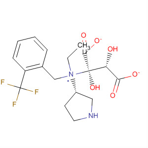3-Pyrrolidinamine, N-ethyl-N-[[2-(trifluoromethyl)phenyl]methyl]-, (3S)-,(2S,3S)-2,3-dihydroxybutanedioate