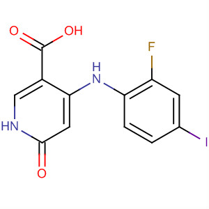 3-Pyridinecarboxylic acid,4-[(2-fluoro-4-iodophenyl)amino]-1,6-dihydro-6-oxo-