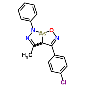 3-(4-chlorophenyl)-4-methyl-6-phenyl-3a,6-dihydro[1,2,3]diazarsolo[4,3-d][1,2,5]oxazarsole