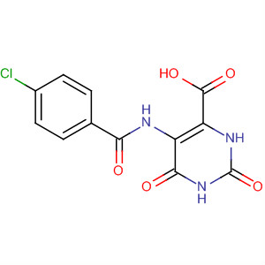 4-Pyrimidinecarboxylic acid,5-[(4-chlorobenzoyl)amino]-1,2,3,6-tetrahydro-2,6-dioxo-