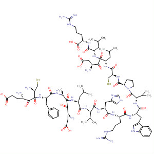 L-Arginine,L-a-glutamyl-L-cysteinyl-L-phenylalanyl-L-a-aspartyl-L-alanyl-L-leucyl-L-valyl-L-histidyl-L-arginyl-L-tryptophyl-L-valyl-L-prolyl-L-cysteinyl-L-a-aspartyl-L-leucyl-L-leucyl-