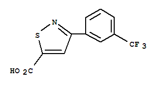 3-(3-(Trifluoromethyl)phenyl)-5-isothiazolecarboxylic acid