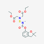 ethyl 2-[[(2,2-dimethyl-3H-benzofuran-7-yl)oxycarbonyl-methyl-amino]su lfanyl-(ethoxycarbonylmethyl)amino]acetate