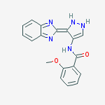 Benzamide, N-[3-(1H-benzimidazol-2-yl)-1H-pyrazol-4-yl]-2-methoxy-