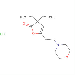 2(3H)-Furanone, 3,3-diethyldihydro-5-[2-(4-morpholinyl)ethyl]-,hydrochloride