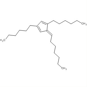 1,3-Cyclopentadiene, 5-heptylidene-1,3-dihexyl-, (5E)-