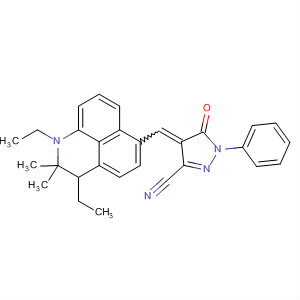 1H-Pyrazole-3-carbonitrile,4-[(1,3-diethyl-2,3-dihydro-2,2-dimethyl-1H-perimidin-6-yl)methylene]-4,5-dihydro-5-oxo-1-phenyl-