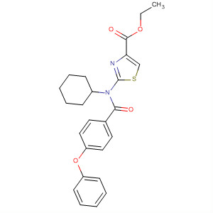 4-Thiazolecarboxylic acid, 2-[cyclohexyl(4-phenoxybenzoyl)amino]-,ethyl ester