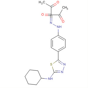 2,3,4-Pentanetrione,3-[[4-[5-(cyclohexylamino)-1,3,4-thiadiazol-2-yl]phenyl]hydrazone]