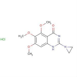 4(1H)-Quinazolinone, 2-(1-aziridinyl)-5,6,7-trimethoxy-,monohydrochloride