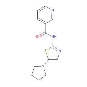 3-Pyridinecarboxamide, N-[5-(1-pyrrolidinyl)-2-thiazolyl]-