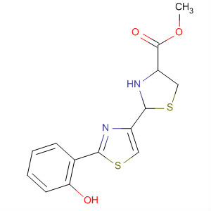 4-Thiazolidinecarboxylic acid, 2-[2-(2-hydroxyphenyl)-4-thiazolyl]-,methyl ester, (2S,4R)-